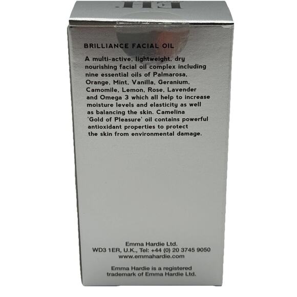 EMMA HARDIE Brilliance Facial Oil Overnight Treatment 1 Fl. oz. - New In Box - Picture 3 of 3